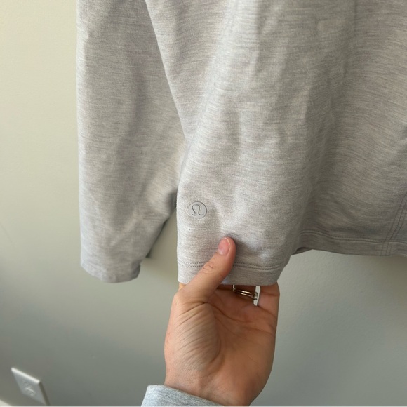 SOLD - Lululemon Athletica Twist Front Crew Neck Sweater - Picture 5 of 6